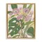 Stupell Industries Monstera & Pink Flower Framed Floater Canvas Wall Art Design by June Erica Vess